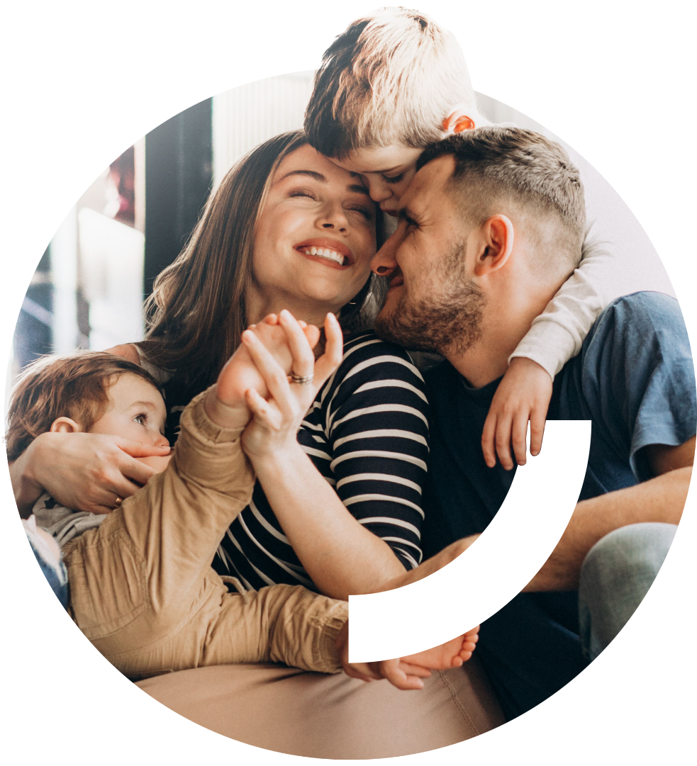 Happy family.