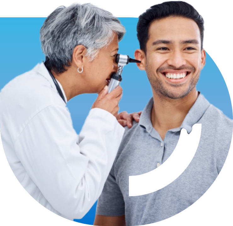Dentist Siting on Dental Chair